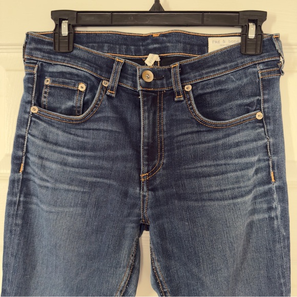 Rag and Bone Ankle Skinny Jeans in Bloo Moon Color Size 27 Style W1526K089BMO - Picture 2 of 12